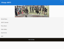 Tablet Screenshot of chicagojrotc.com